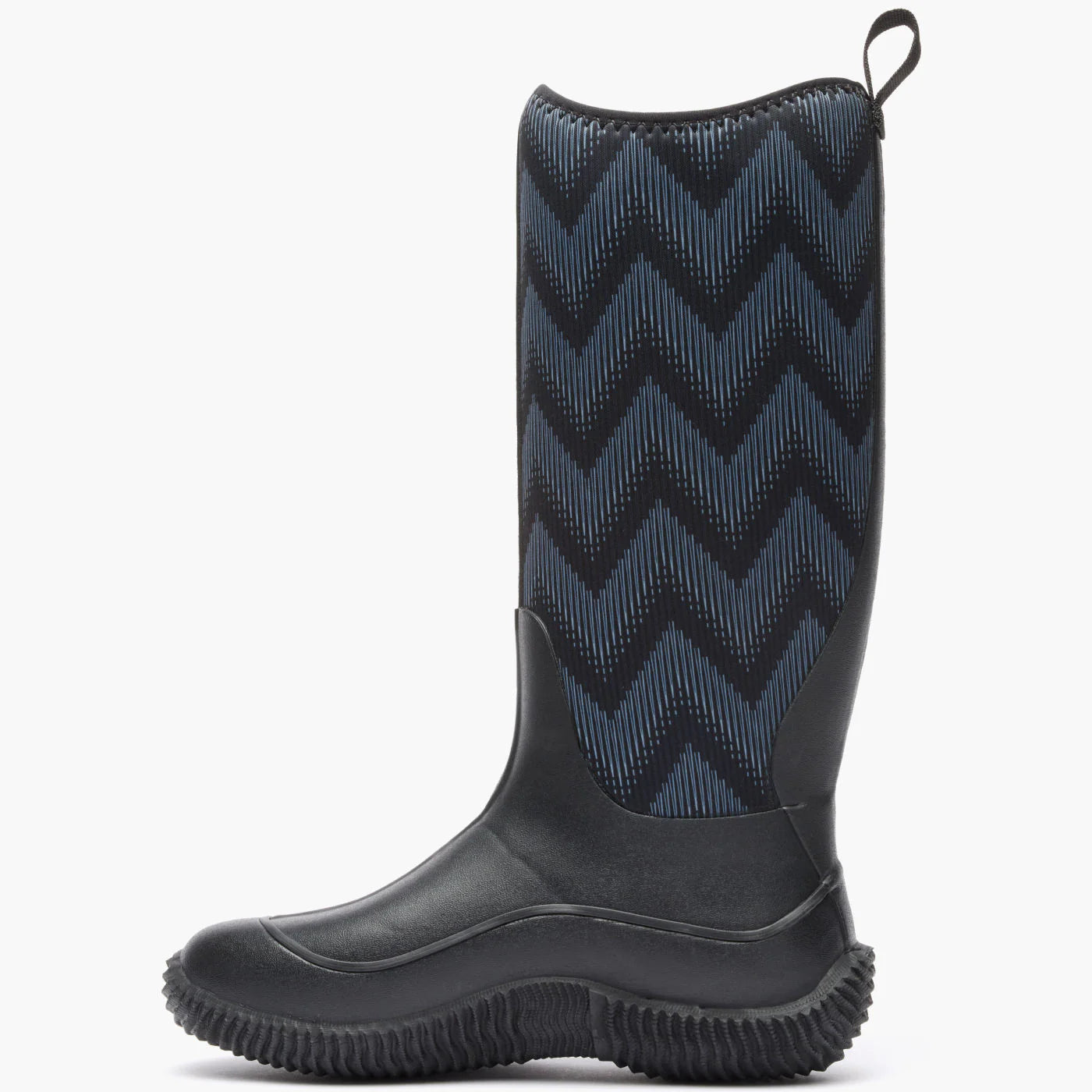 Muck Boots Women's Hale Chevron Boot in Black & Gray Wave