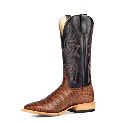 Horse Power Cigar Pull Up Caiman Boot