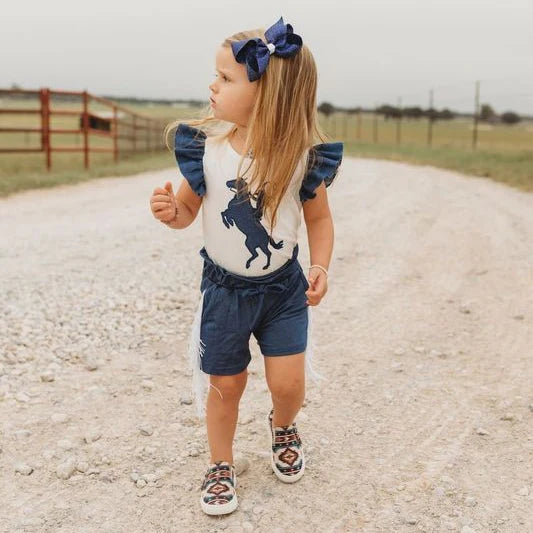 Shea Baby Raring Horse Onesie