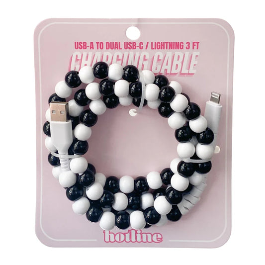 Black & White Charging Cable