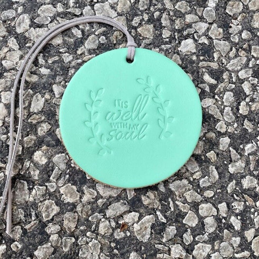 Callahan Leather Co. Round It Is Well Freshie