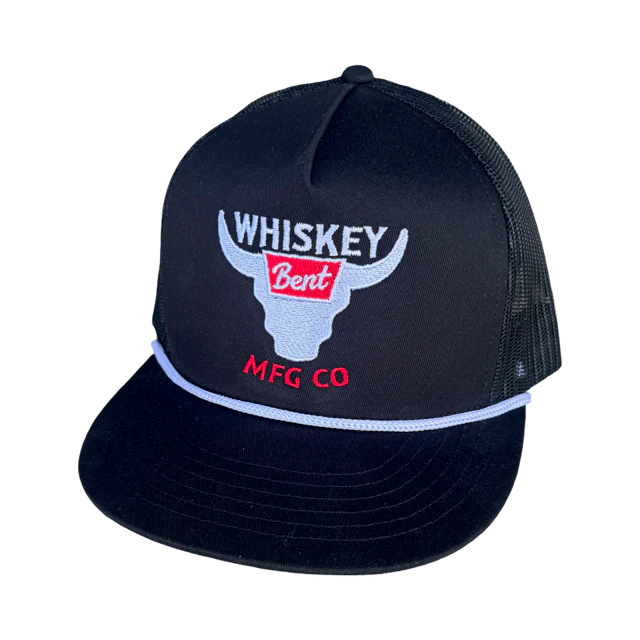 Whiskey Bent Hat Co. Banquet Cap in Black