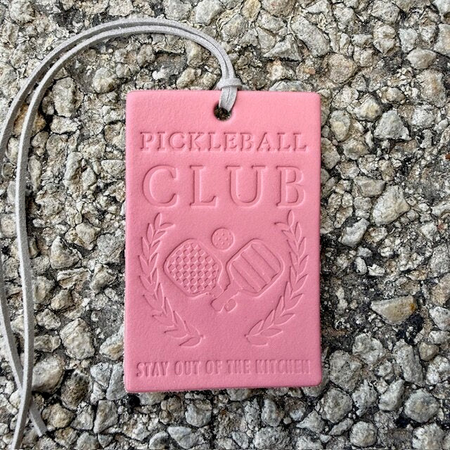 Callahan Leather Co. Rectangle Pickleball Freshie