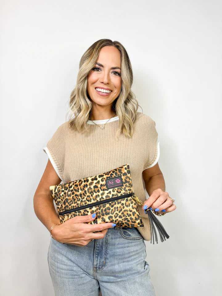 Makeup Junkie Bags Lady Leopard