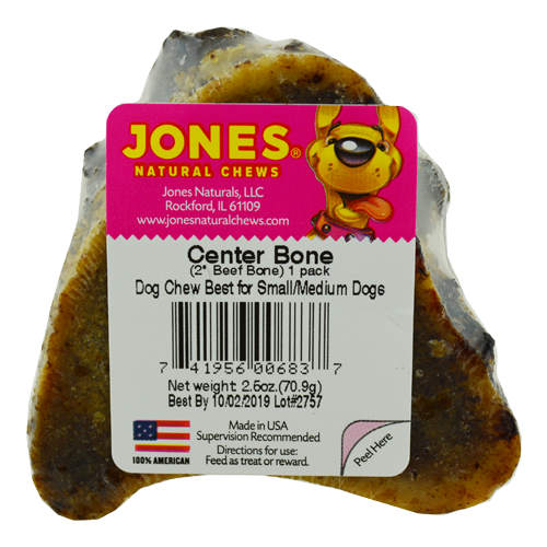 Jones Natural Chews 2" Center Bone