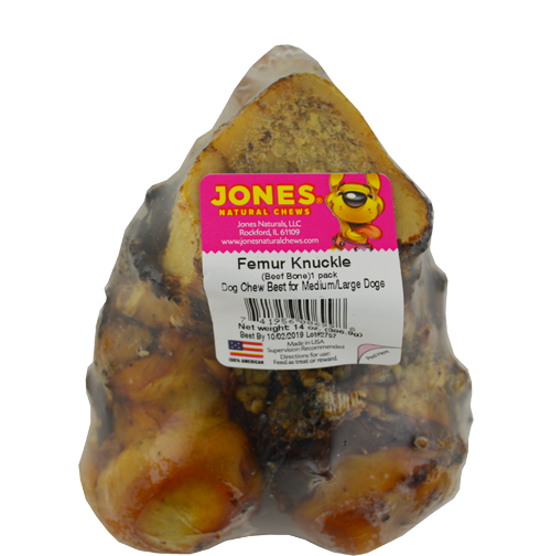 Jones Natural Chews Beef Bone Knuckle Femur