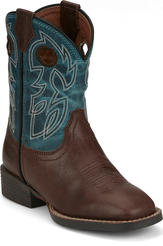Justin Boots Bowline Junior Walnut Cowboy Boots