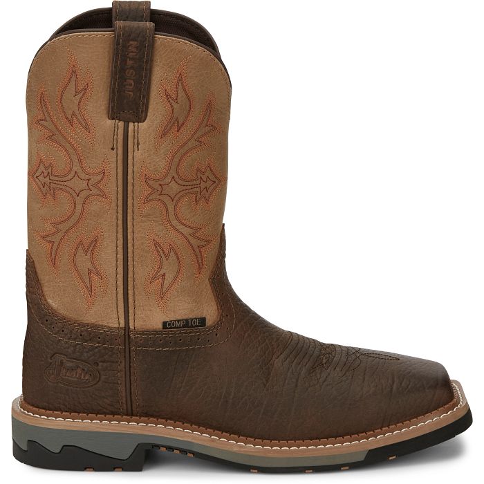 Justin 11" Bolt Composite Waterproof Work Boot
