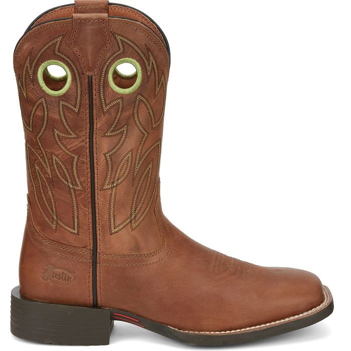 Justin Boots Bowline 11" Hazel Brown Western Boot
