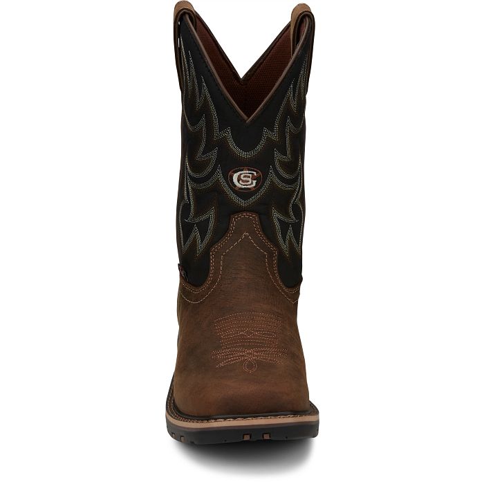 Justin Fireman 11" Waterproof Western Boot