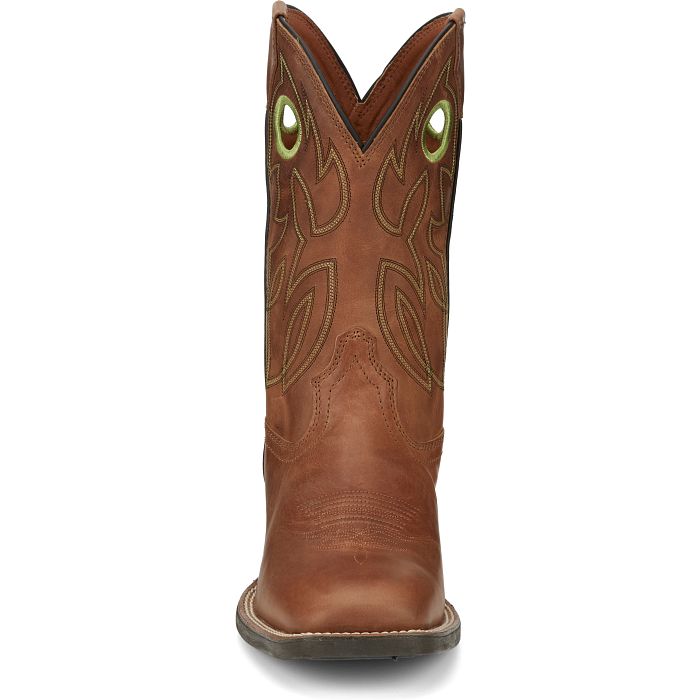Justin Boots Bowline 11" Hazel Brown Western Boot