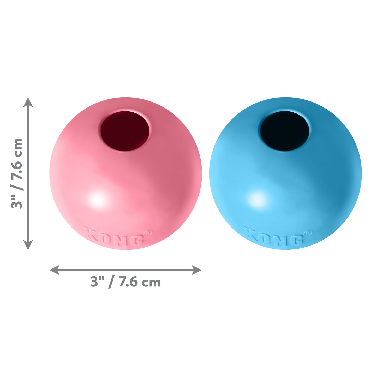 Kong Puppy Ball with Hole - Medium/ Large