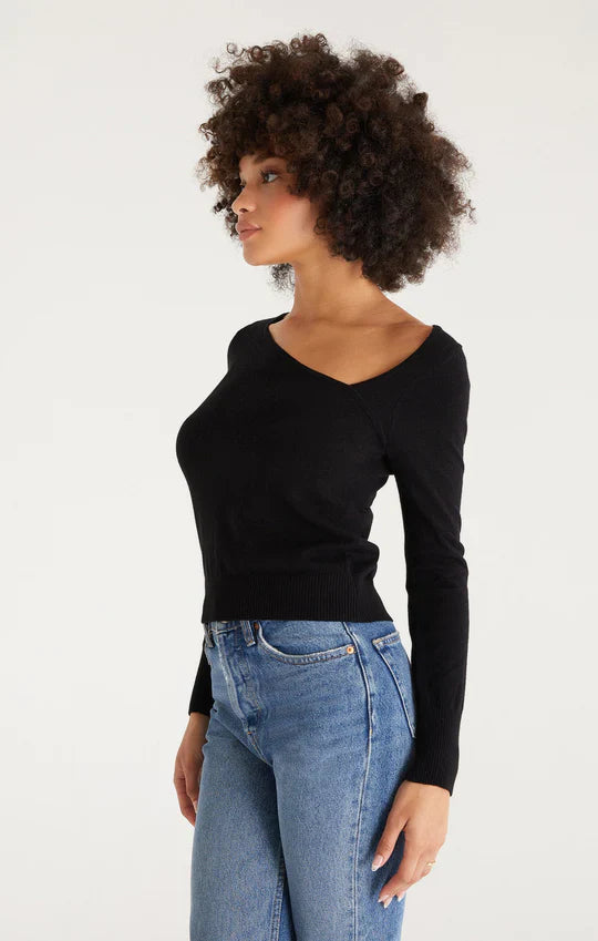 Z Supply Karlie Asymmetrical Long Sleeve Top