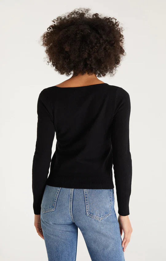 Z Supply Karlie Asymmetrical Long Sleeve Top