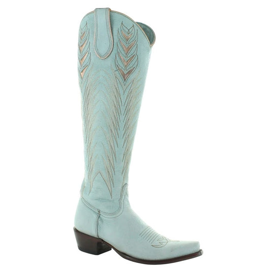 Old Gringo Emmer Tall Boot Blue Pink 5