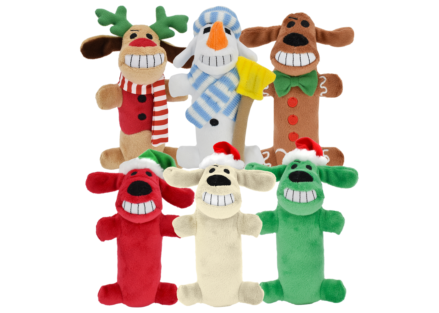 Multipet Christmas Loofa Dog