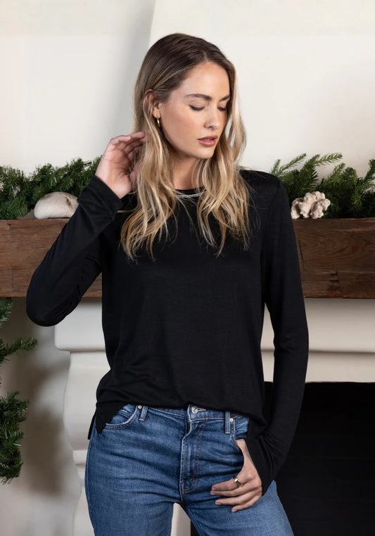 Dylan Long Sleeved Harlow Crew