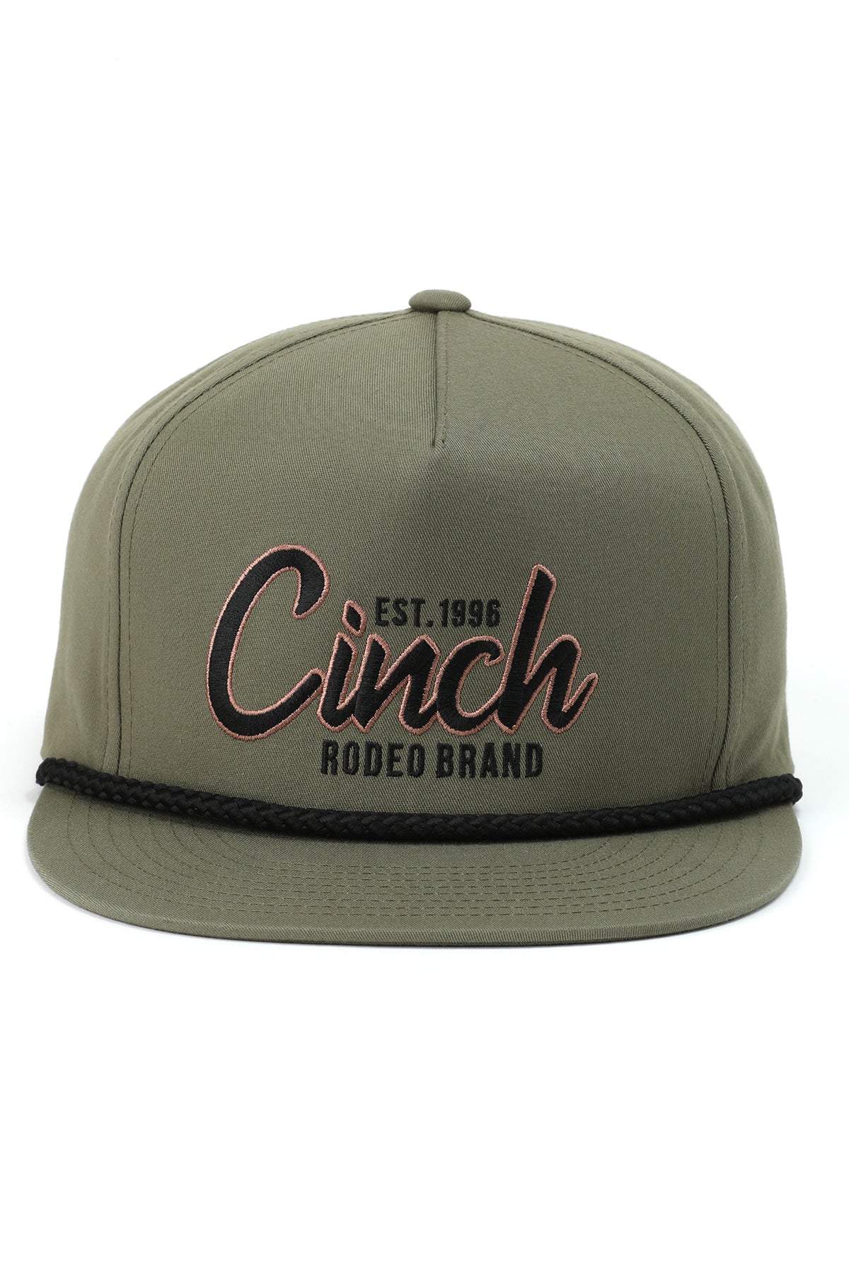 Cinch Men's Flexfit Olive Rodeo Brand Cap