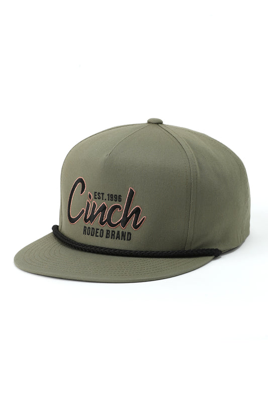 Cinch Men's Flexfit Olive Rodeo Brand Cap