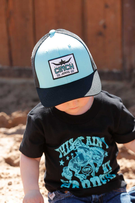 Cinch Boy's Turquoise Trucker Hat