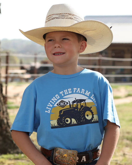 Cinch Boy's Living the Farm Life Graphic Tee