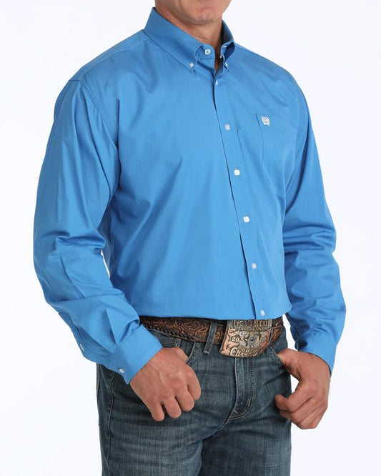Cinch Men's Solid Classic Fit Button-Down Western Shirt