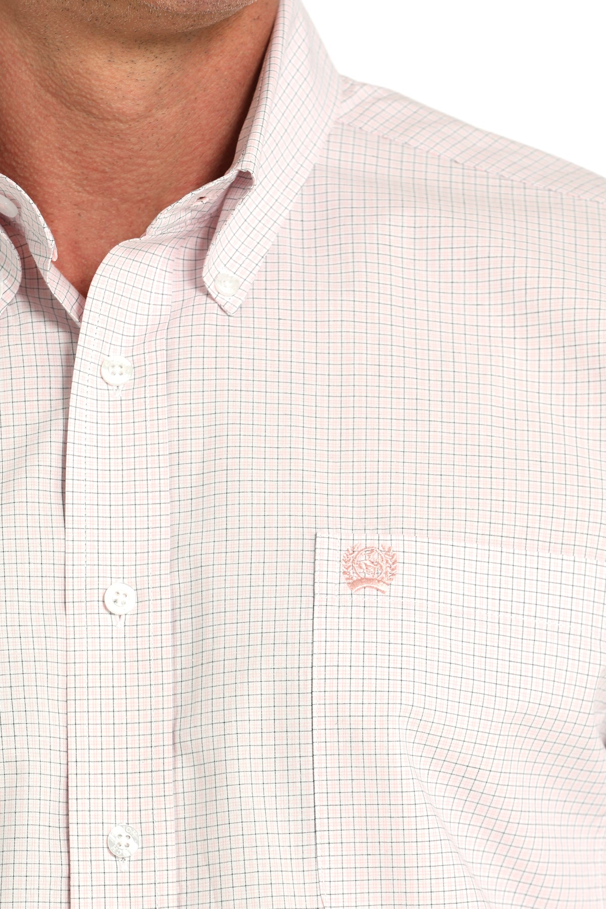 Cinch White Plaid Button-Down Western Shirt