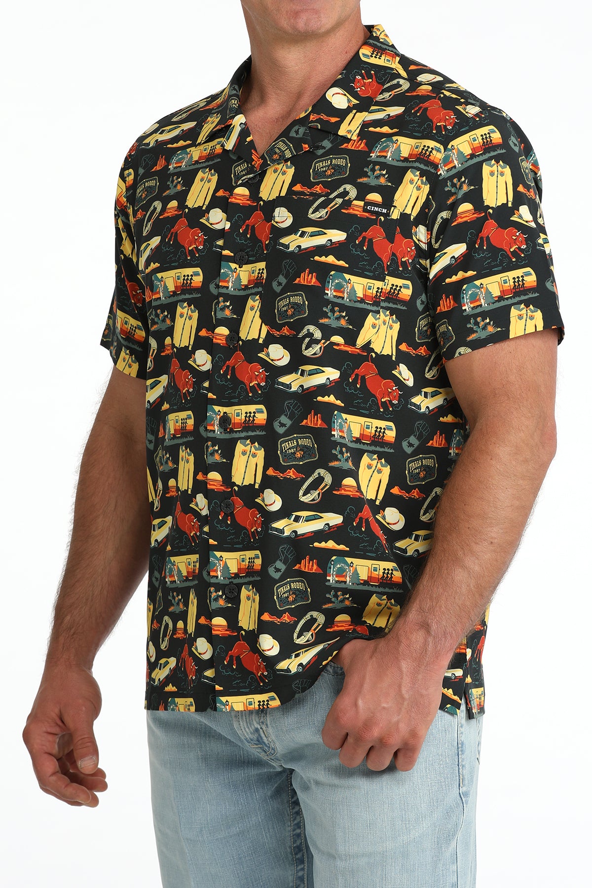 Cinch Cowboy Way Camp Shirt