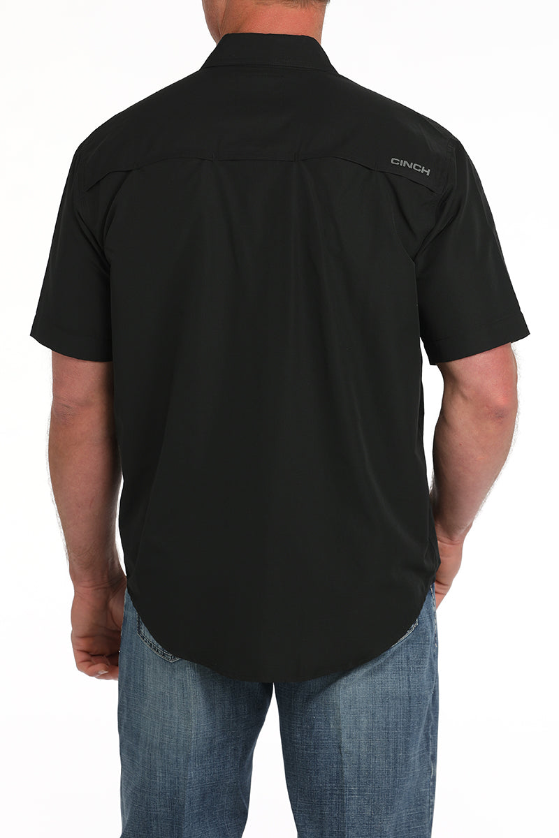 Cinch Short Sleeve Black ArenaFlex Shirt
