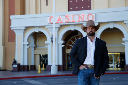 Cinch Charcoal Plaid Sport Coat