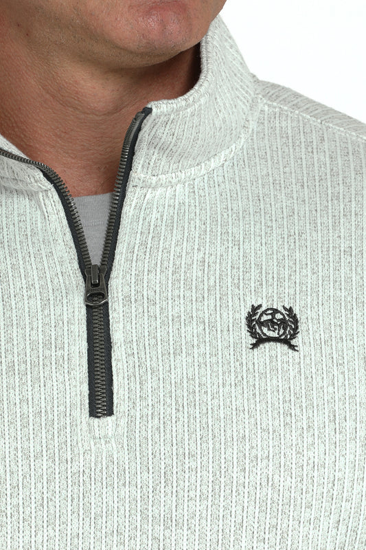 Cinch Men's 1/4 Zip Pullover in Gray