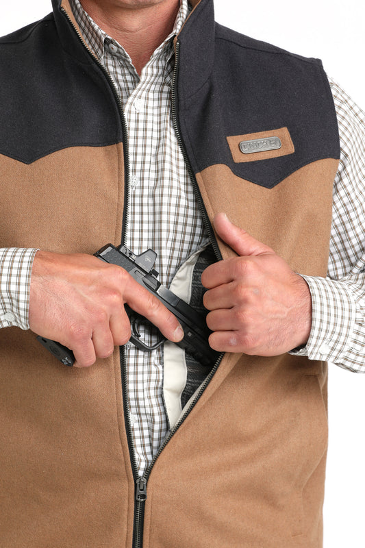 Cinch Men's Wooly Concealed Carry Vest