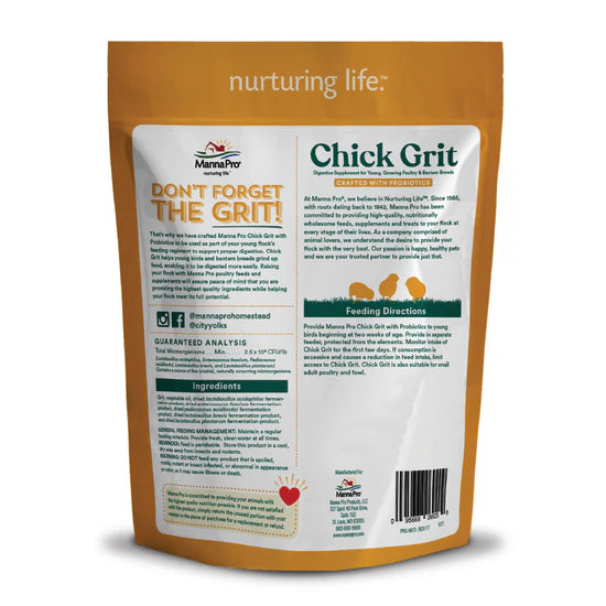Manna Pro Chick Grit™ with Probiotics