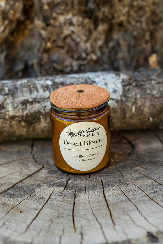 McIntire Saddlery Desert Bloom Candle