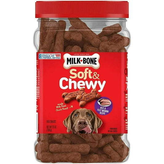 Milk-Bone Soft & Chewy Beef & Filet Mignon Dog Treats