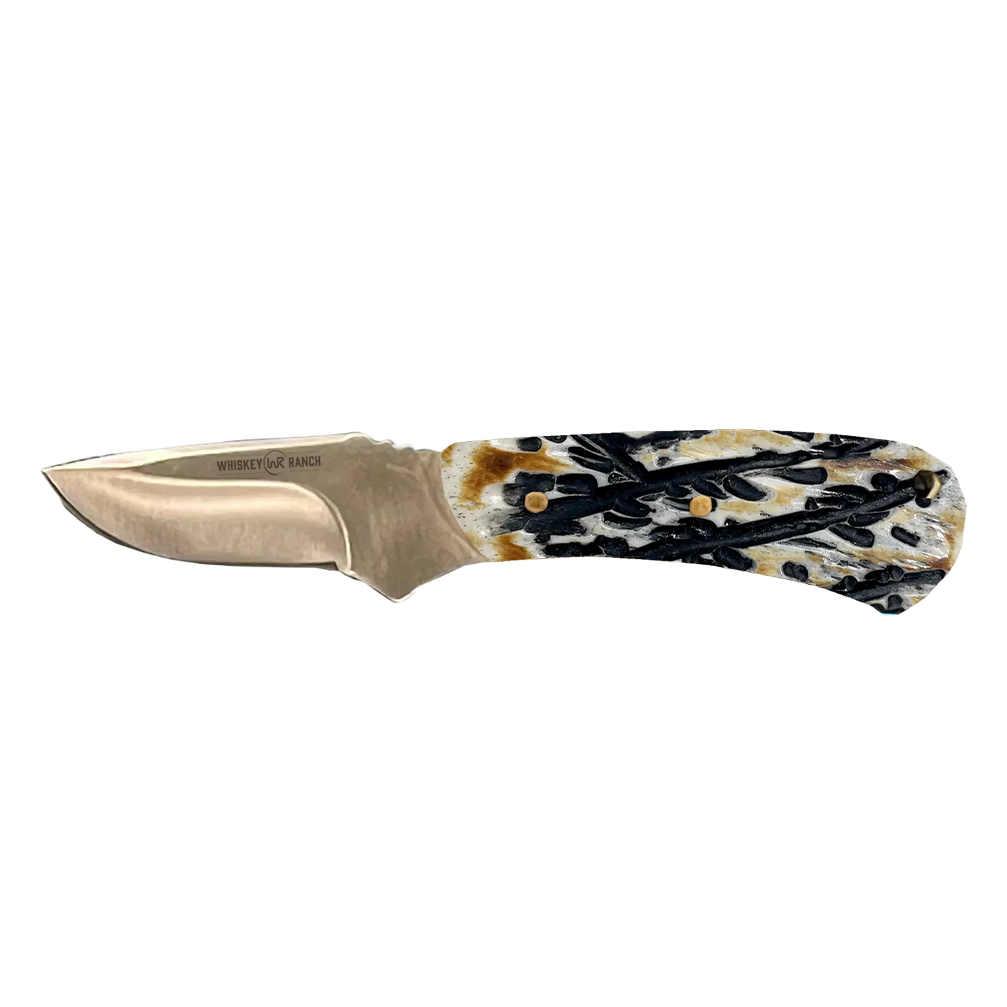 Whiskey Bent Hat Co. Burnt Bone Mini Skinner Knife