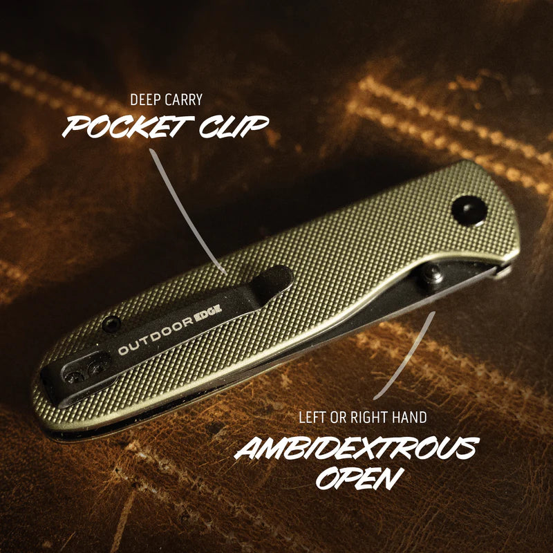 Outdoor Edge Dirk EDC Folding Knife