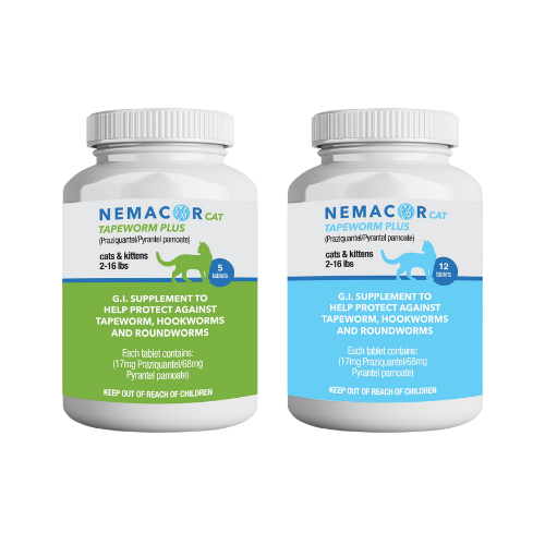 Nemacor Cat Tapeworm Plus 5 ct.