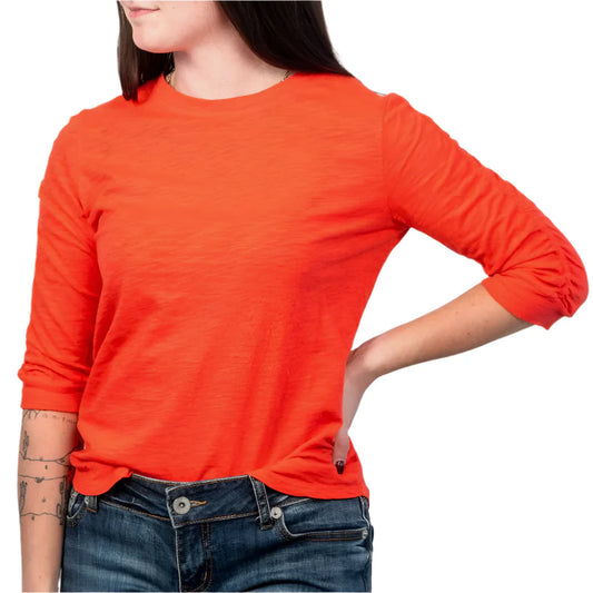 Dylan Julia Knit Top in Poppy Red