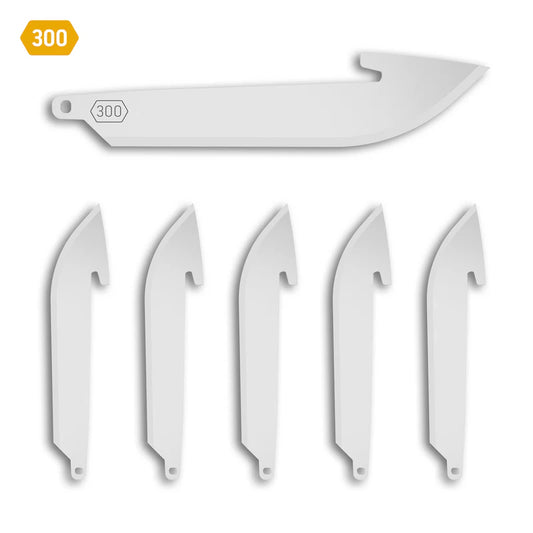 Outdoor Edge 3.0" Drop Point Blades - 6 Pack
