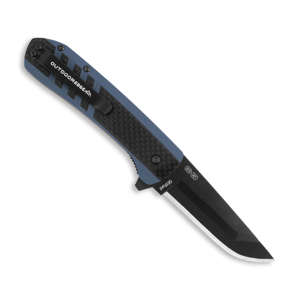 Outdoor Edge Razor VX4 - Blue G10 & Carbon