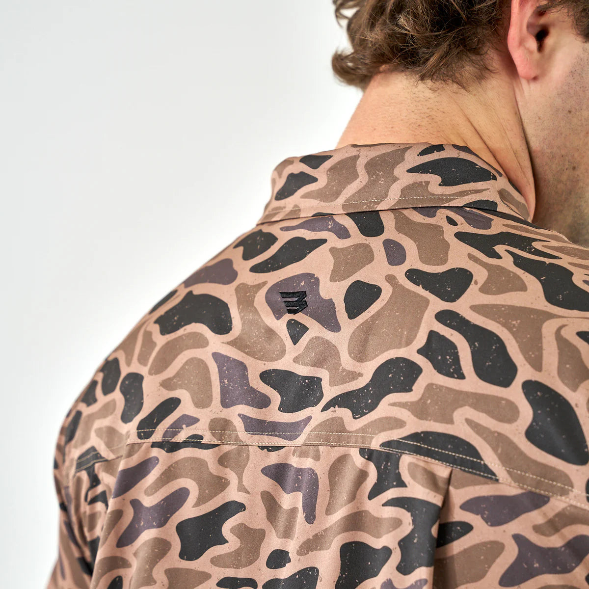 Burlebo Performance Button Up Gauge Camo Shirt