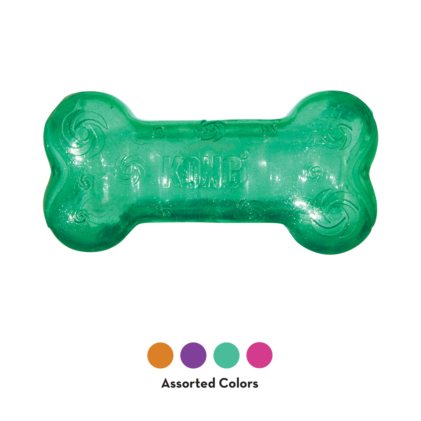 Kong Squeezz Crackle Bone - Medium