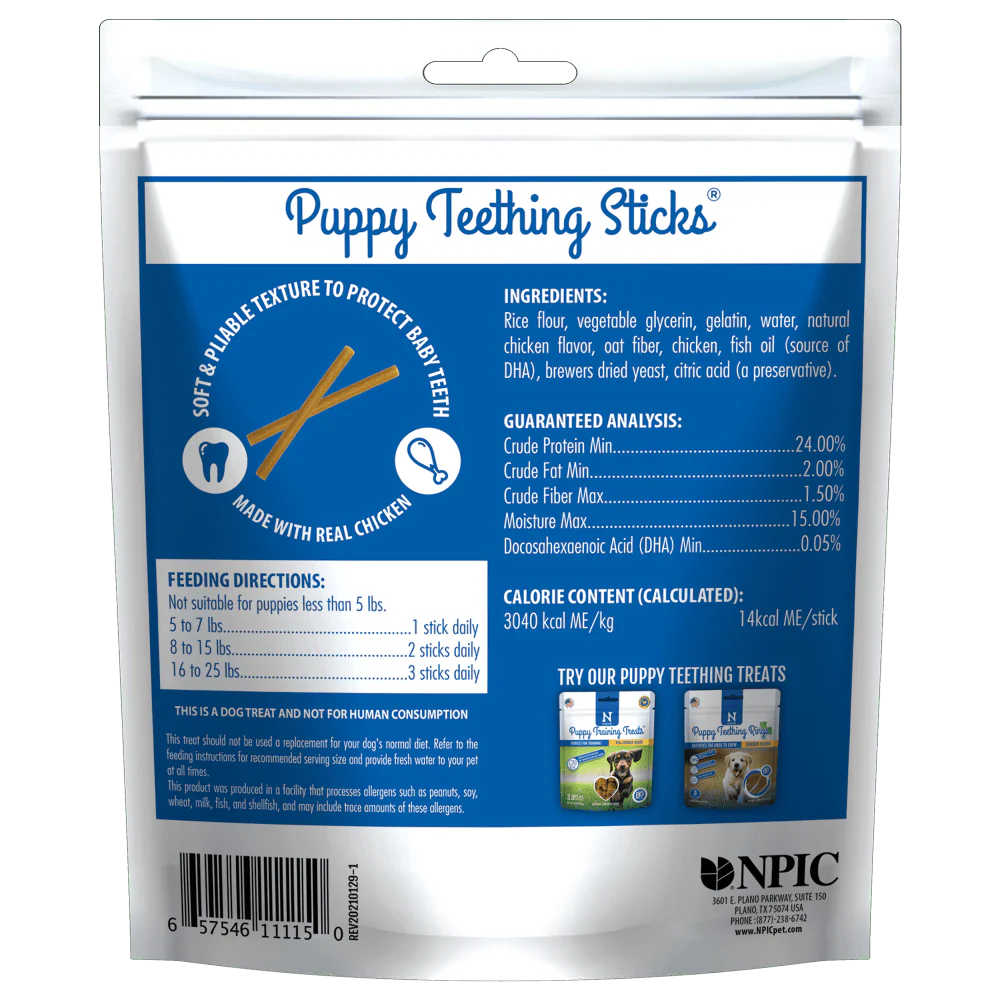 N-Bone Puppy Teething Sticks Chicken Flavor