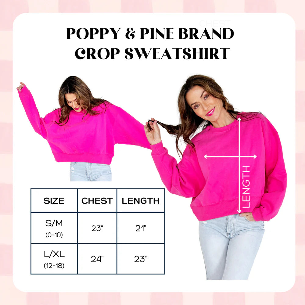 Poppy & Pine Flying Mallard Crop Sweatshirt