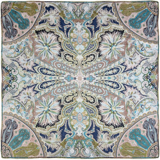 Wyoming Traders Sage White Paisley Wild Rag
