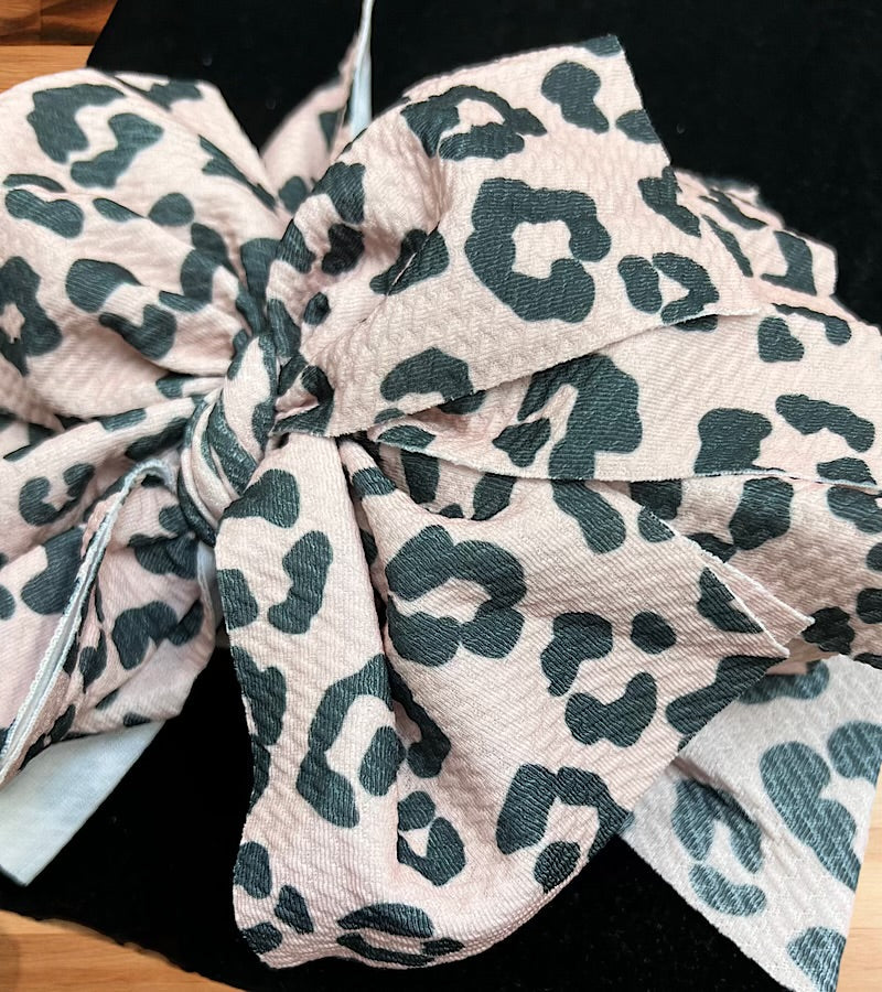Soft Pink Animal Print Headband