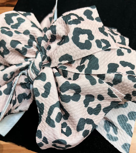 Soft Pink Animal Print Headband