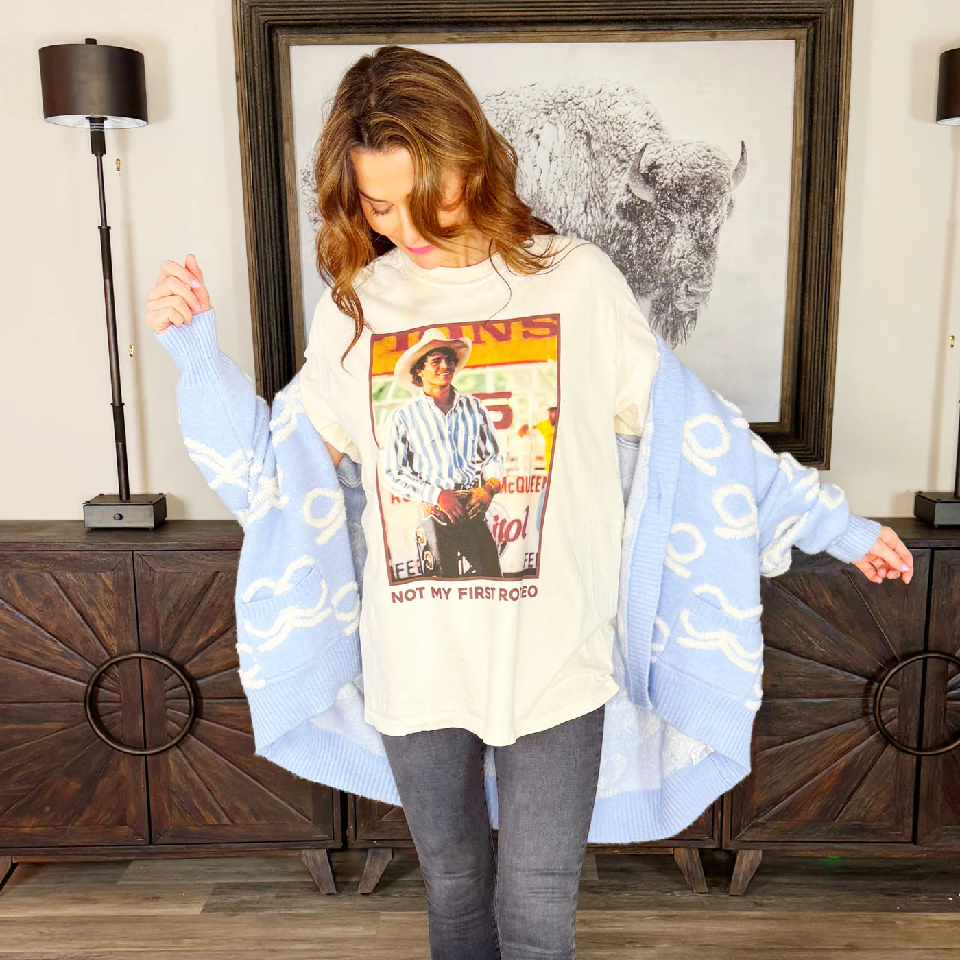 Poppy & Pine Not My First Rodeo Tee