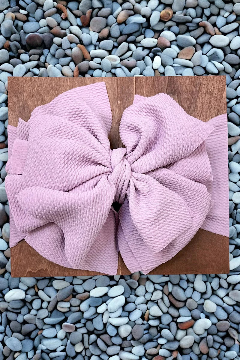 Lavender Big Tassel Printed Headband